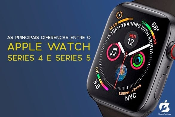 qual a diferença entre o apple watch 4 e 5